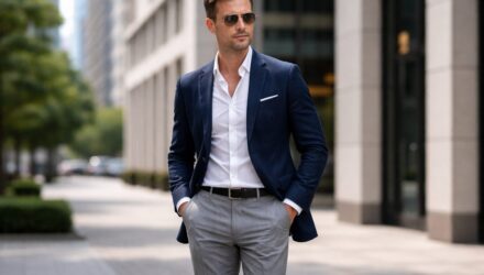 Smart Casual und Pilotenbrille